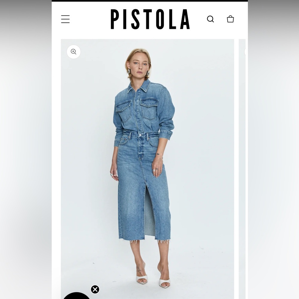 Pistola Women's Blue Denim Dress